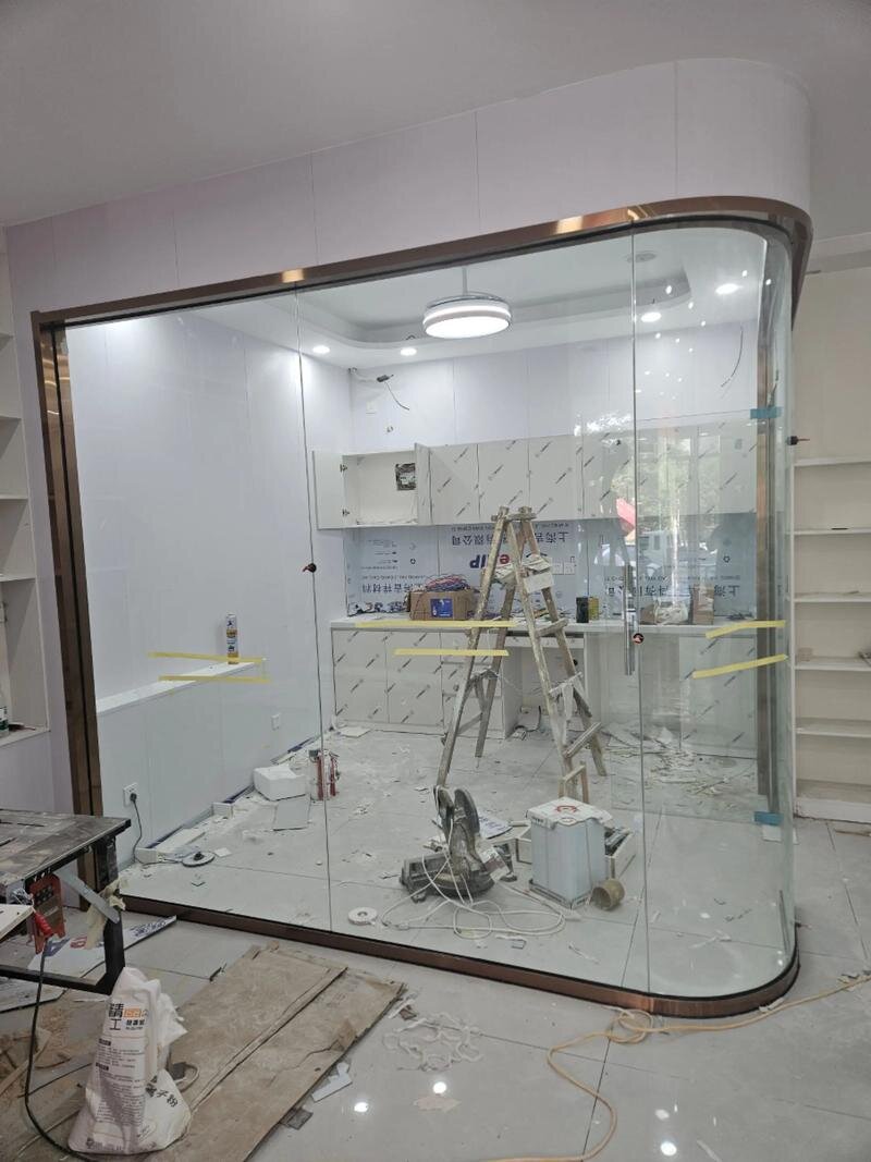唐山市异形展柜玻璃异形展柜玻璃 - 厂家